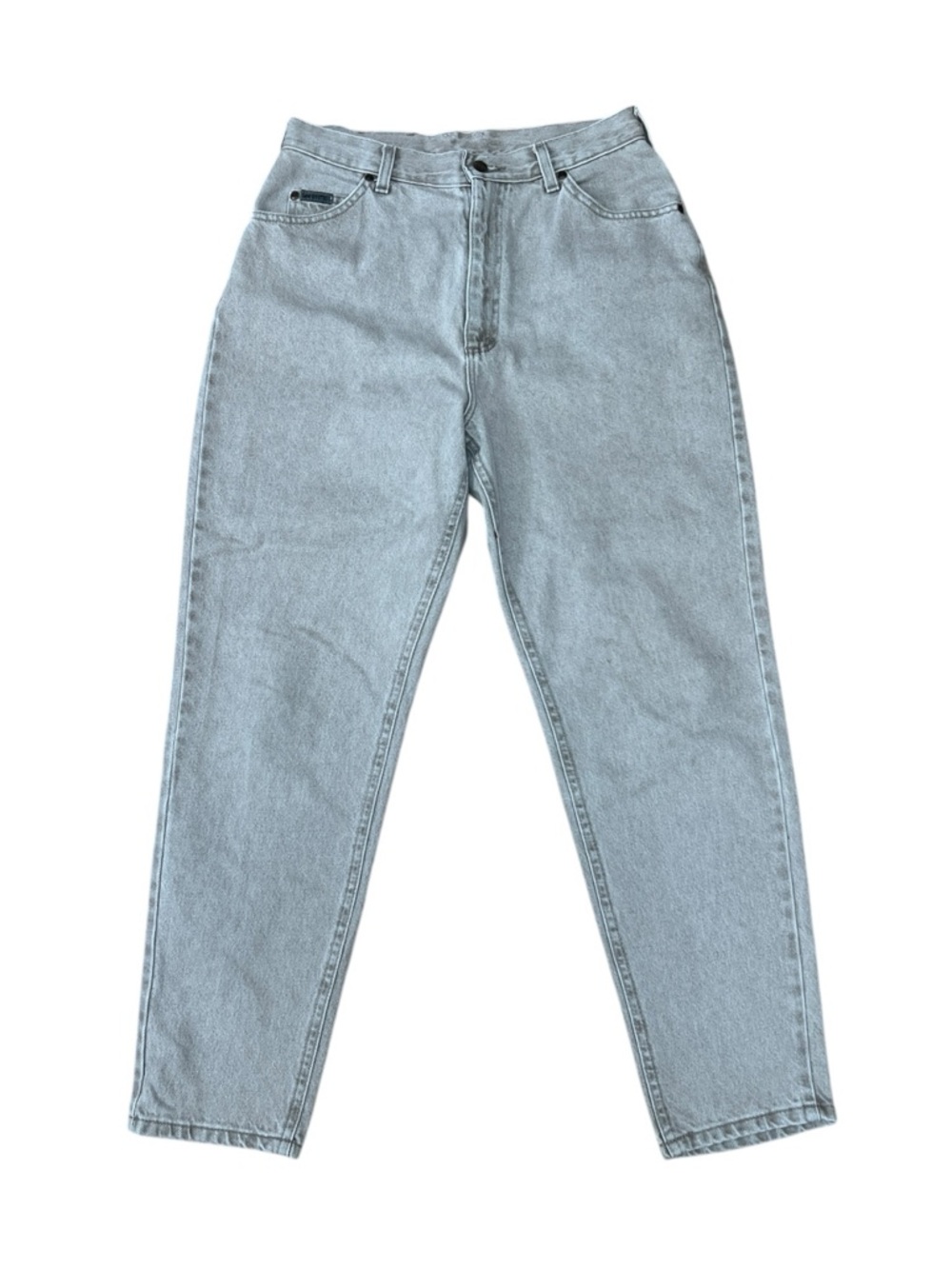 Lee Riveted Tan 90s High Rise Mom Jeans Straight Leg Womens 30 10